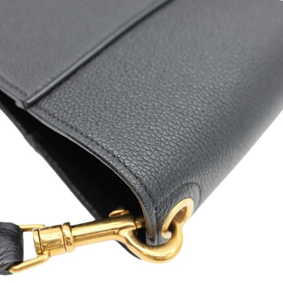 Celine  Sangle Bucket Soft Grained Calfskin Tote Bag Black - Picture 7 of 10